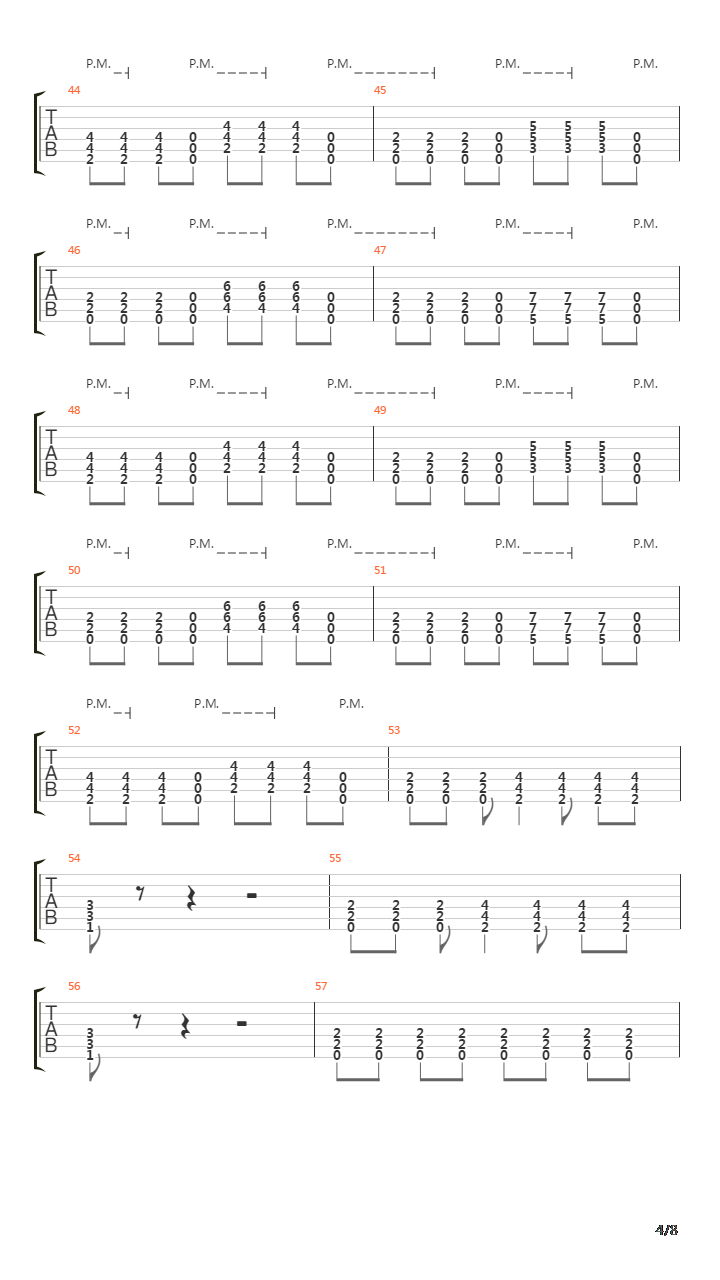 1982吉他谱