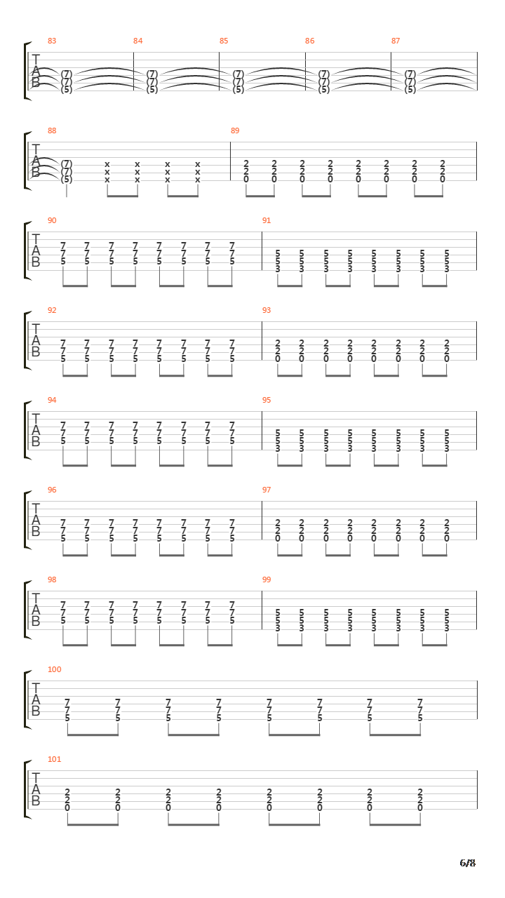 1982吉他谱