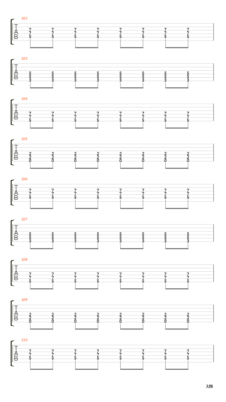 1982吉他谱