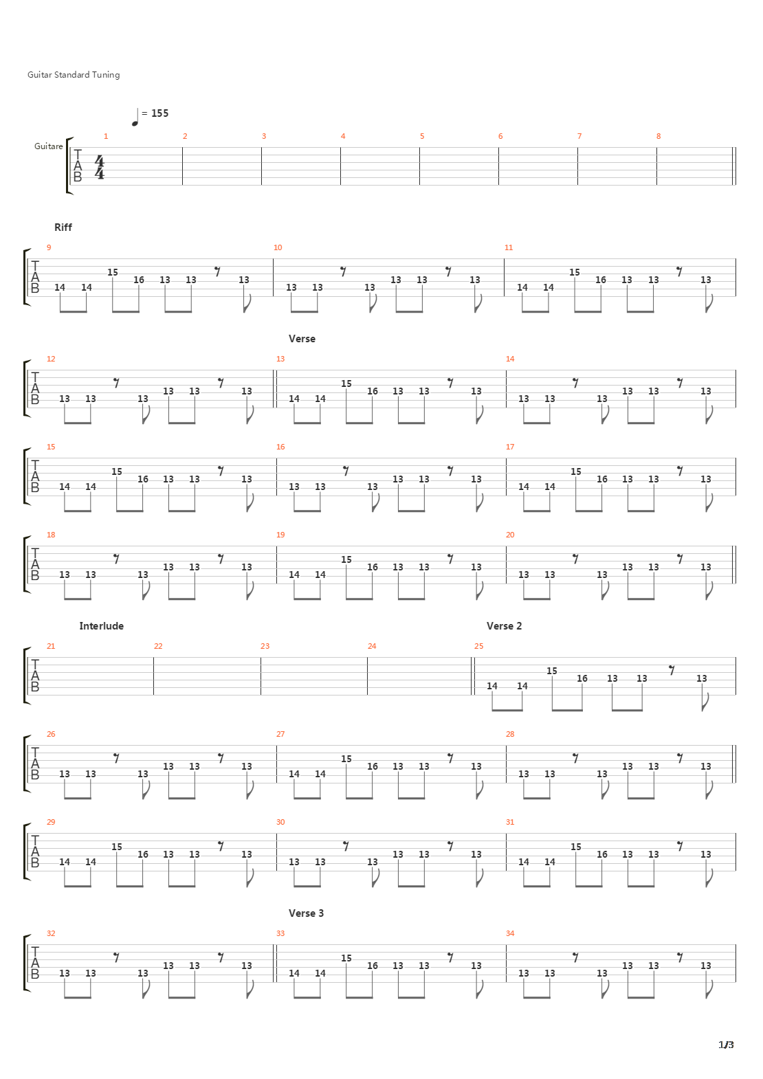 Paris吉他谱