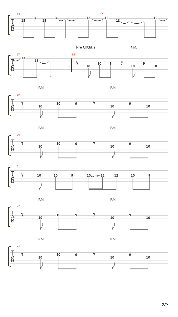 Cadaver De Amor吉他谱