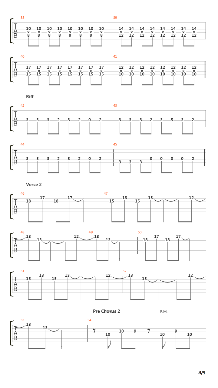 Cadaver De Amor吉他谱