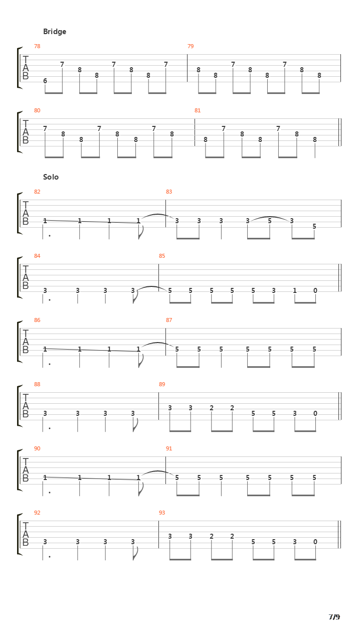 Cadaver De Amor吉他谱