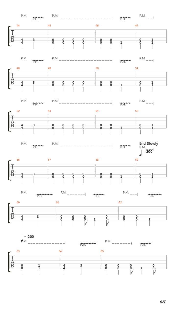 Chased Through The Woods吉他谱