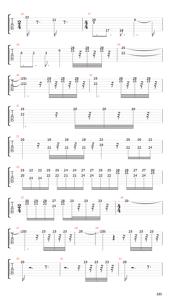 A Fifth Of Beethoven吉他谱