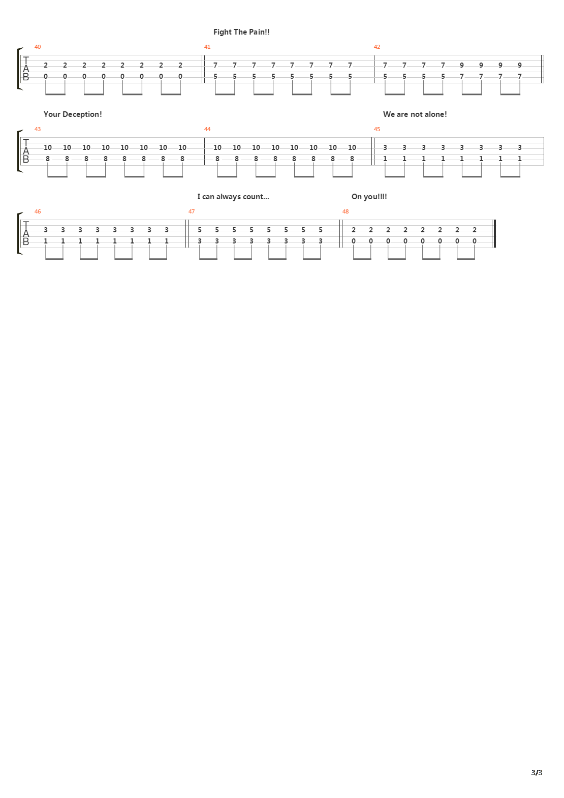 Desire吉他谱