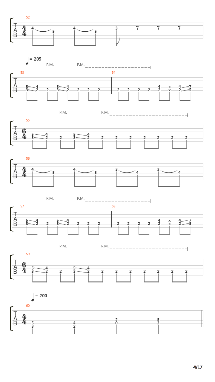 At The Crack Of Doom吉他谱