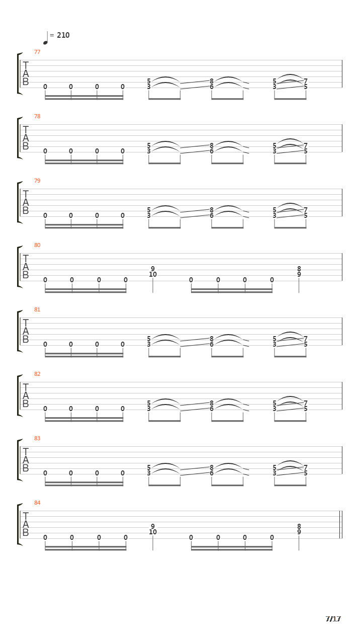 At The Crack Of Doom吉他谱
