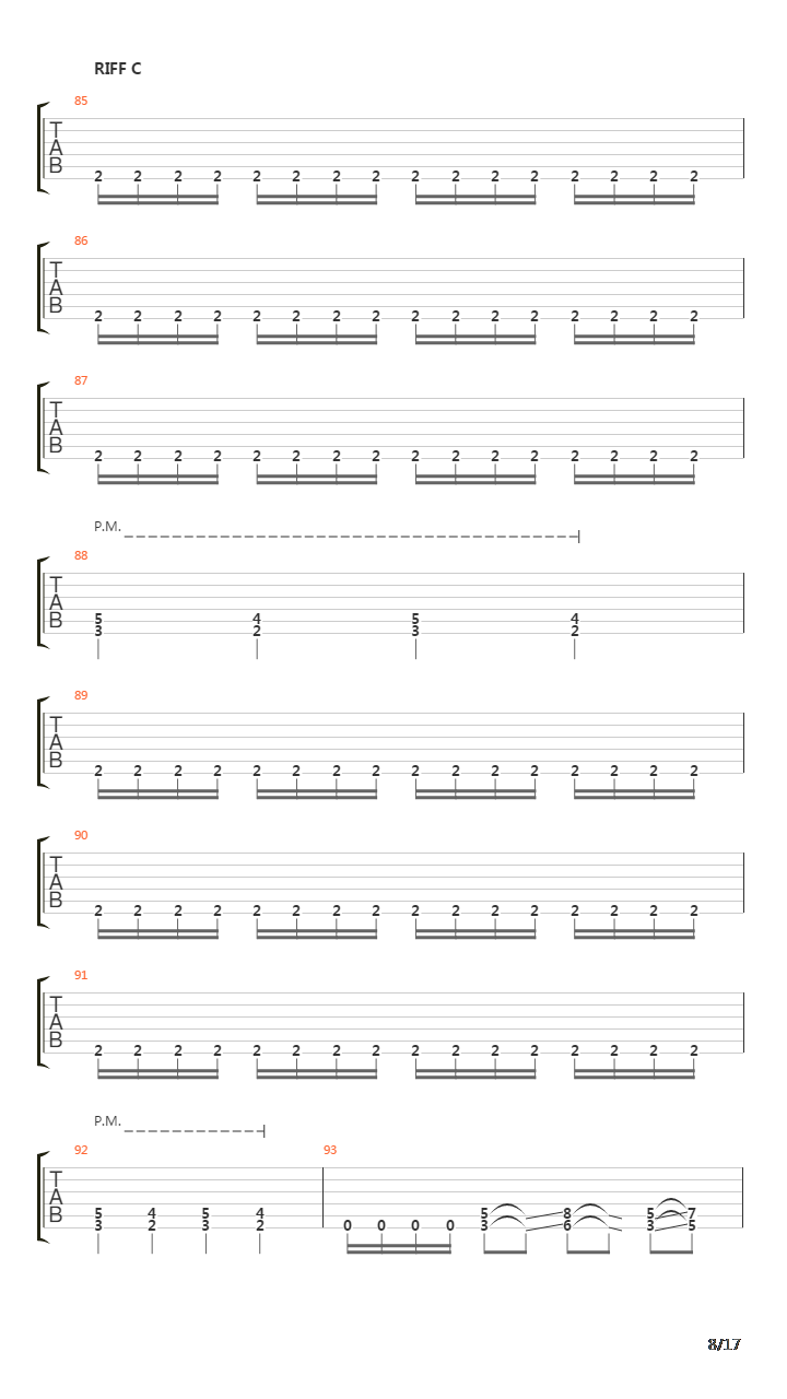At The Crack Of Doom吉他谱