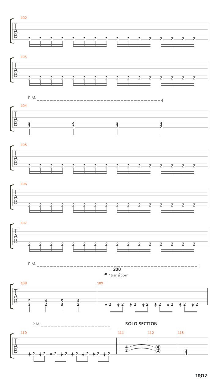 At The Crack Of Doom吉他谱