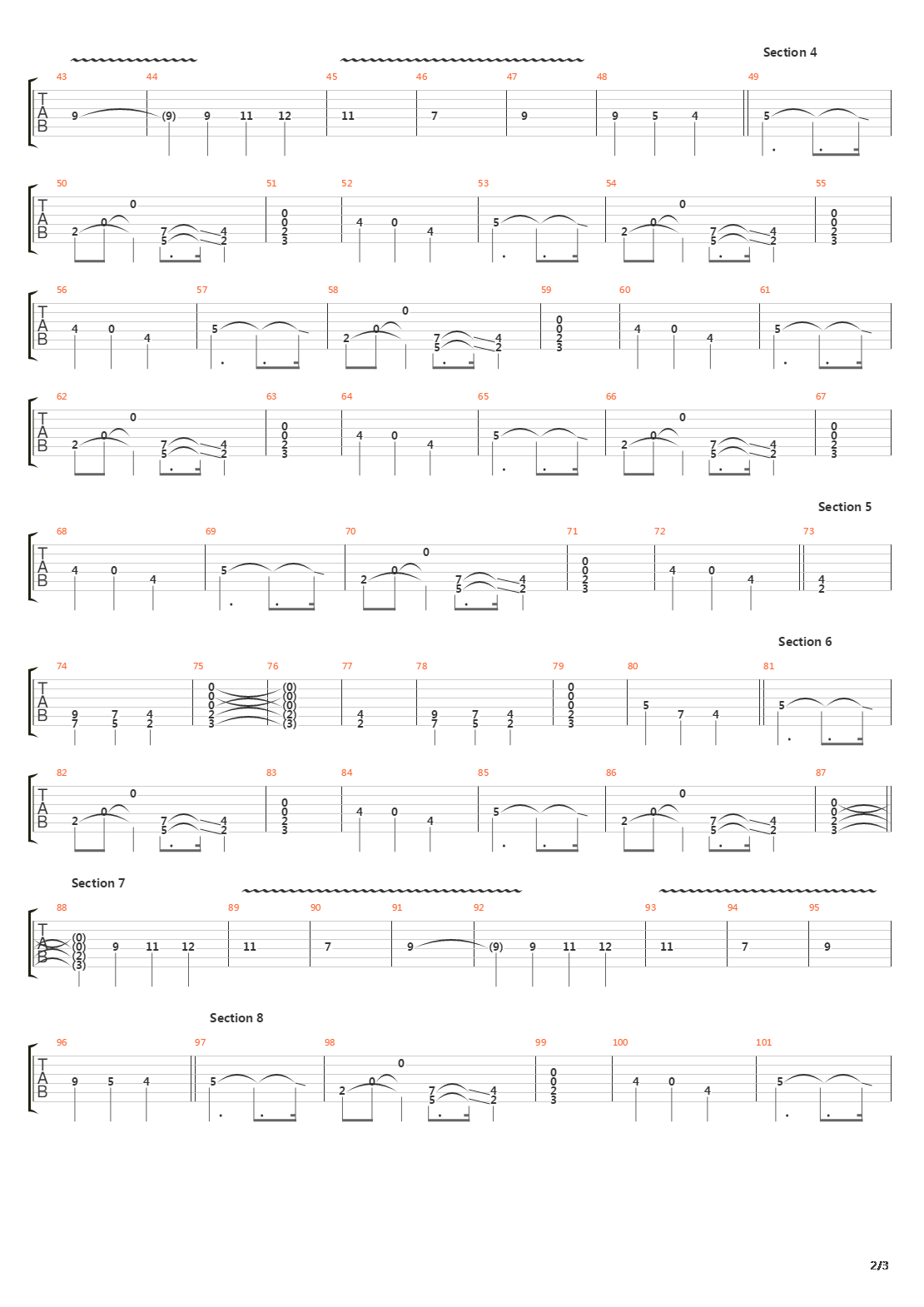 Bridges吉他谱