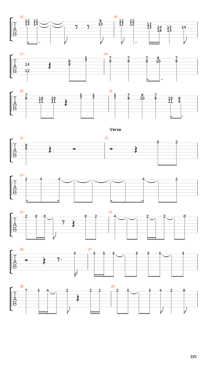 Carmelita吉他谱