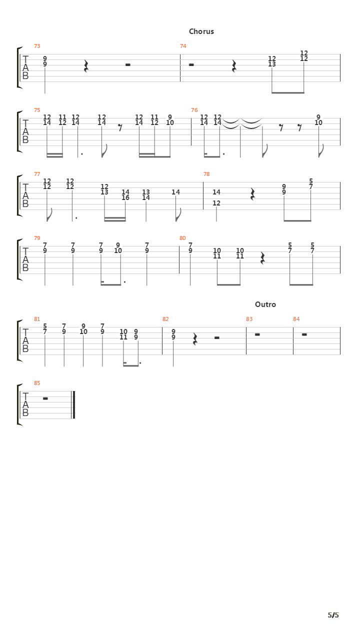 Carmelita吉他谱