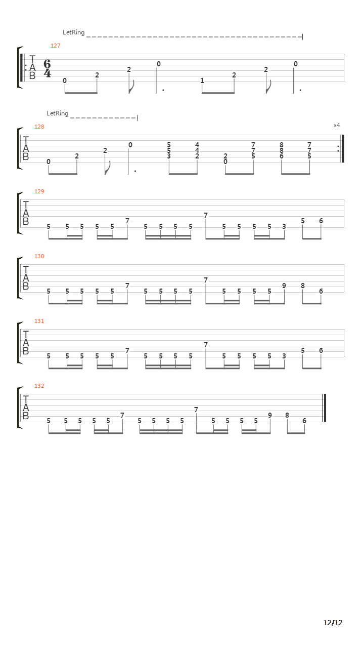 Dies Irae吉他谱