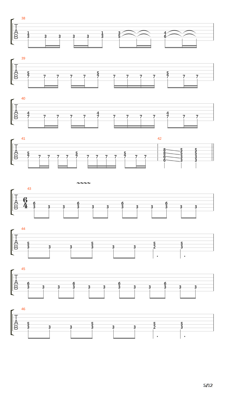 Dies Irae吉他谱