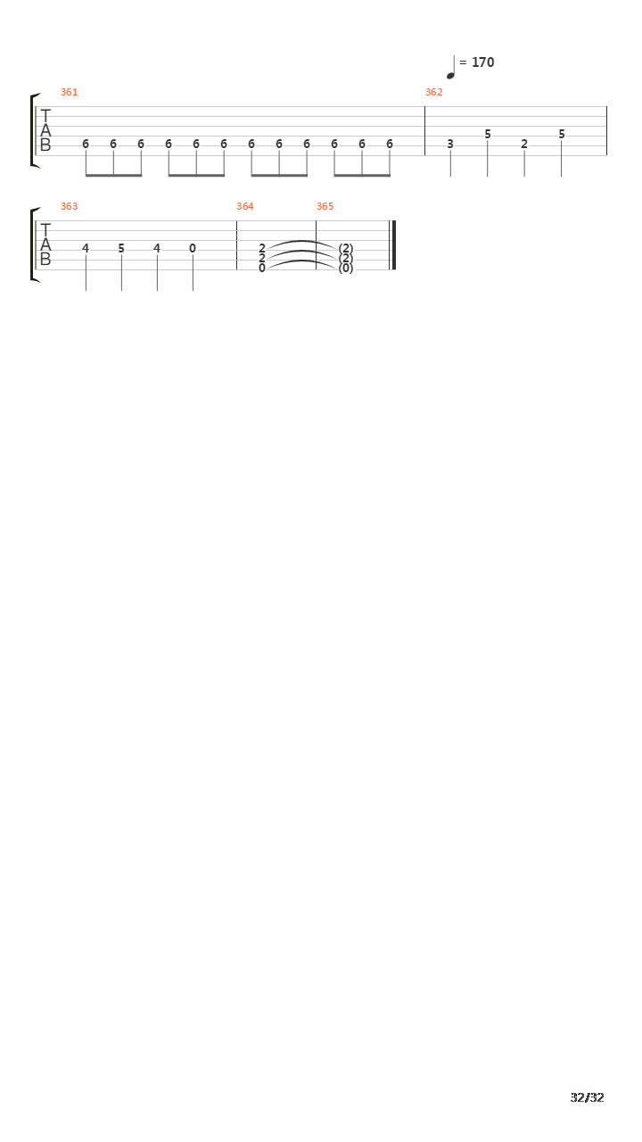 Legions Of The Black Light吉他谱