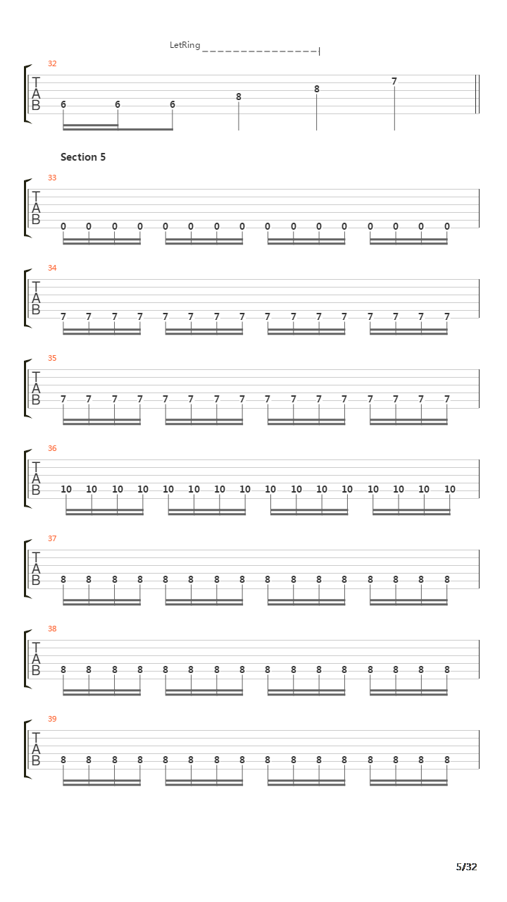 Legions Of The Black Light吉他谱