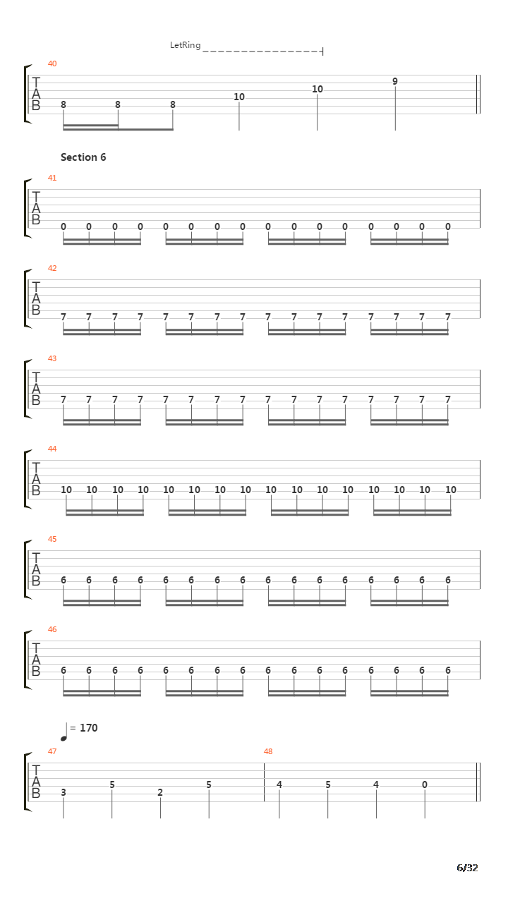 Legions Of The Black Light吉他谱