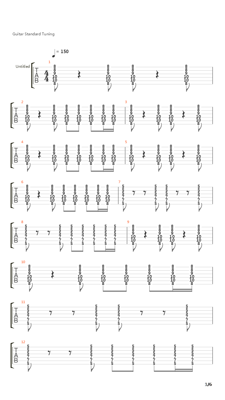 Selective Memory吉他谱