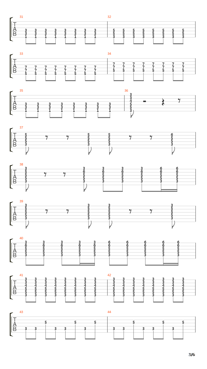 Selective Memory吉他谱