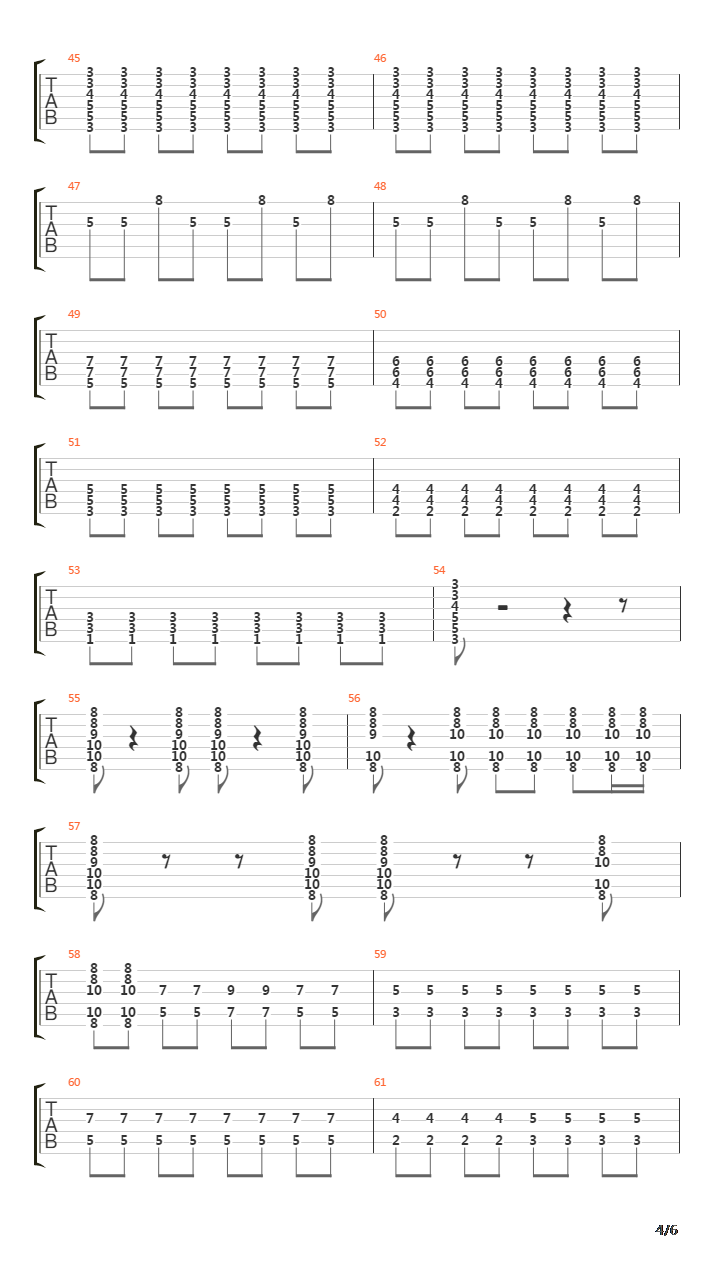 Selective Memory吉他谱