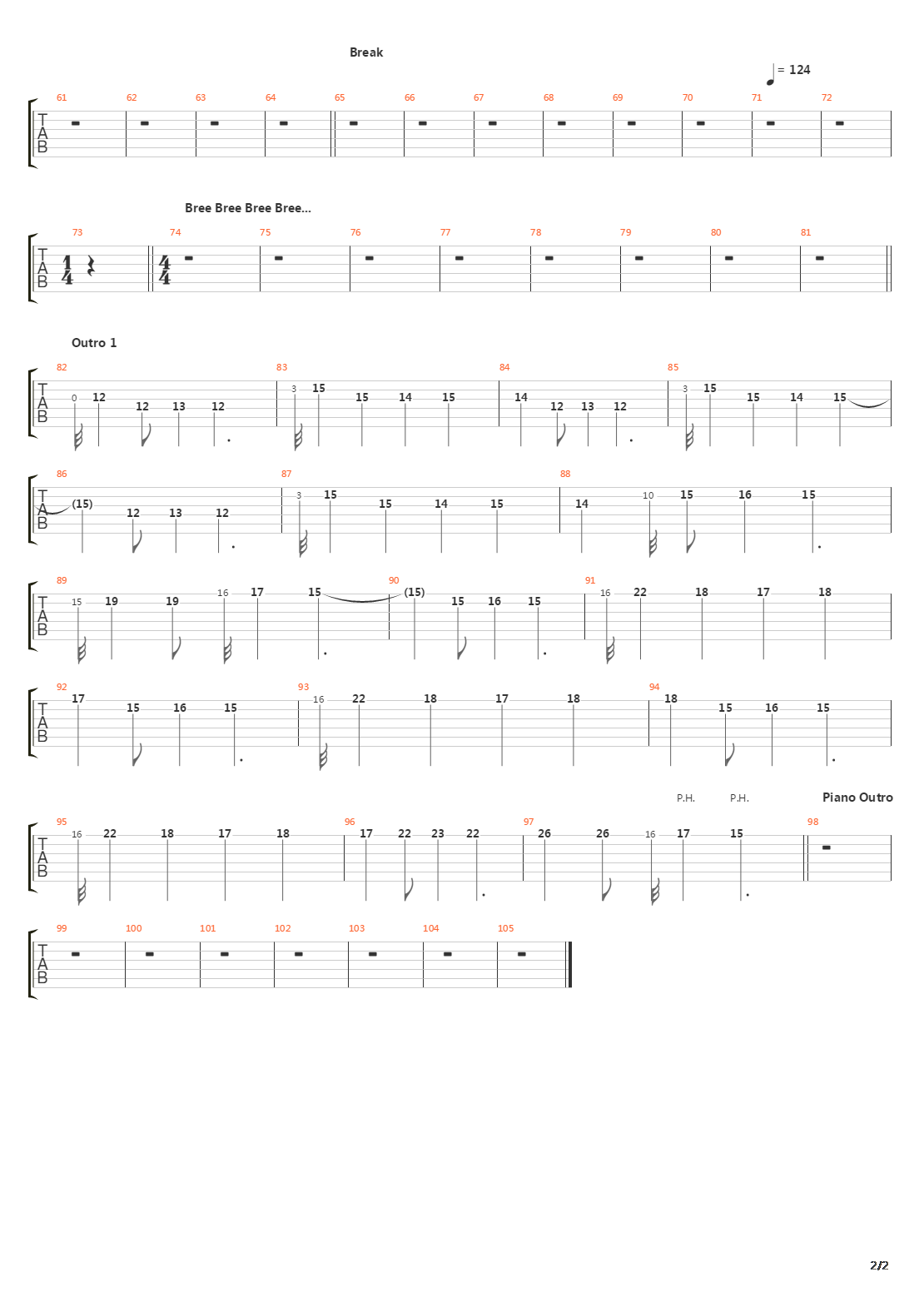 13 Wunsche吉他谱