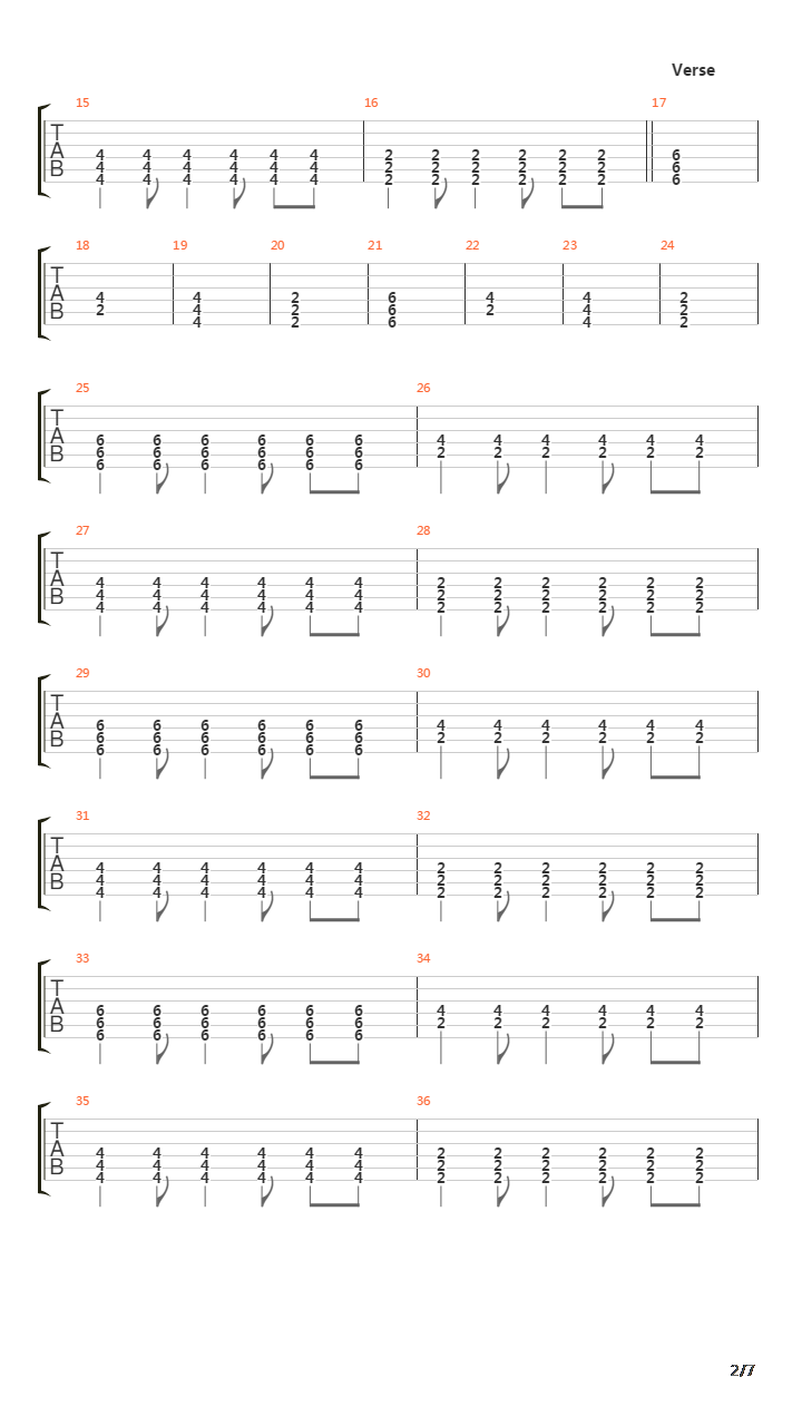 Curse Of Me吉他谱