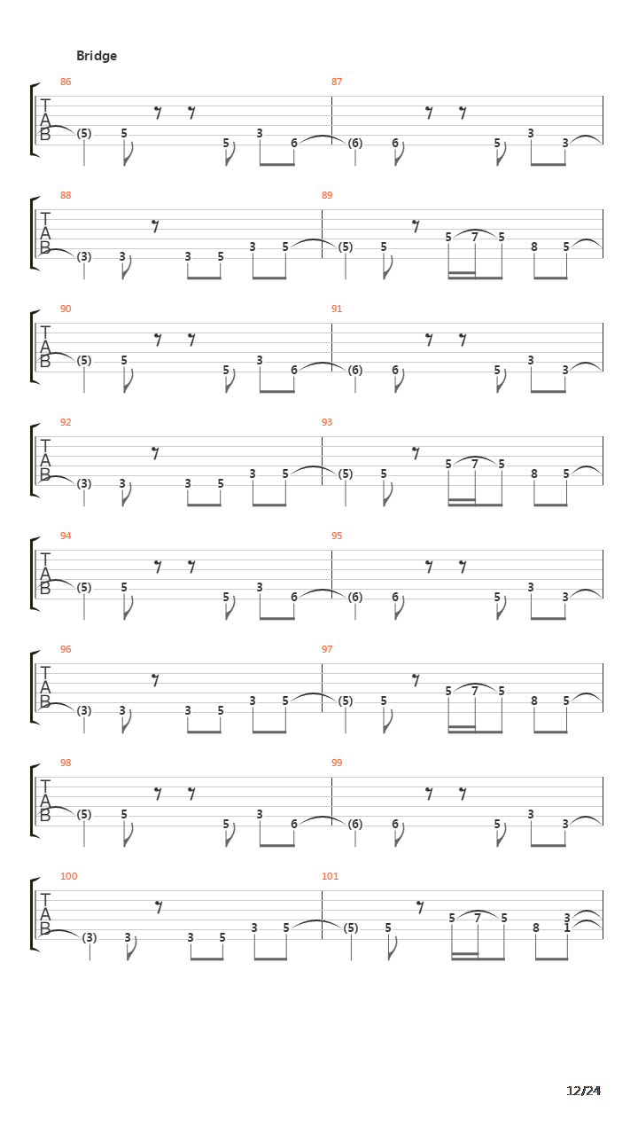 40 Deuces吉他谱