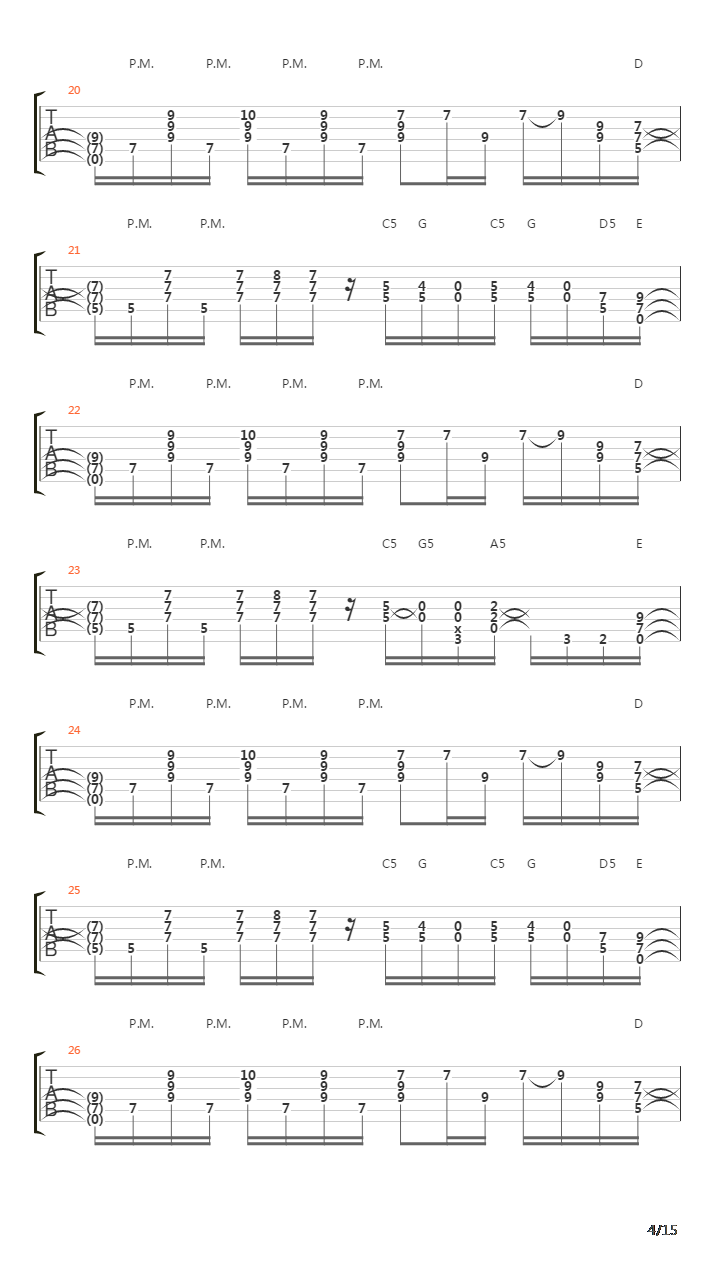 Seventeen吉他谱