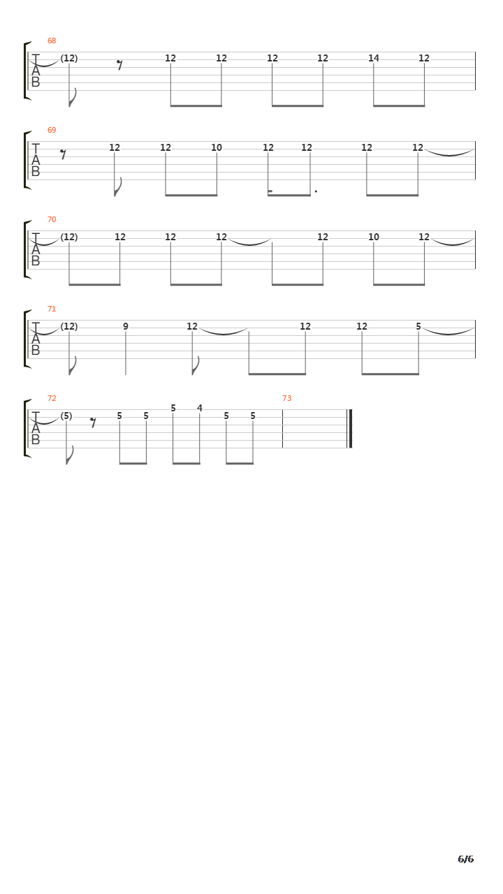 Denkmal吉他谱