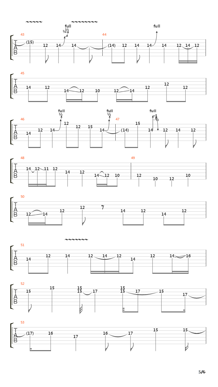 Ballad Of The Beacons吉他谱