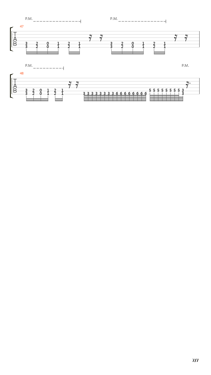 Golgotha吉他谱