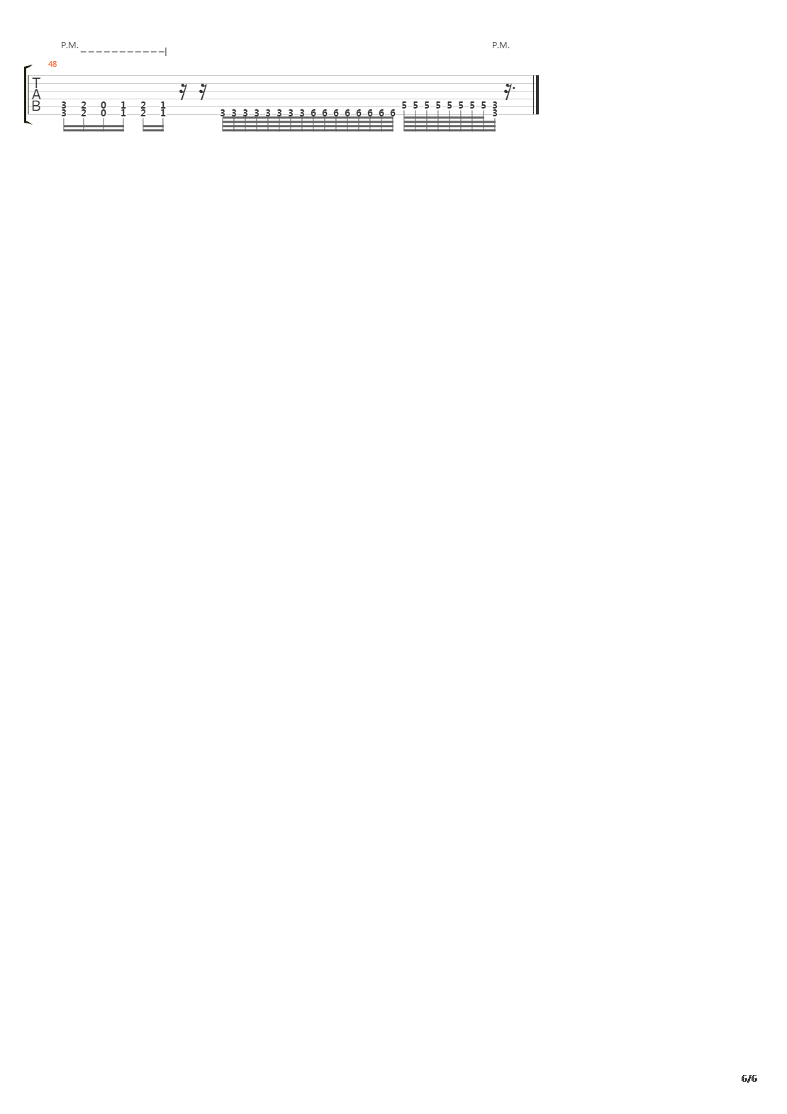 Golgotha吉他谱