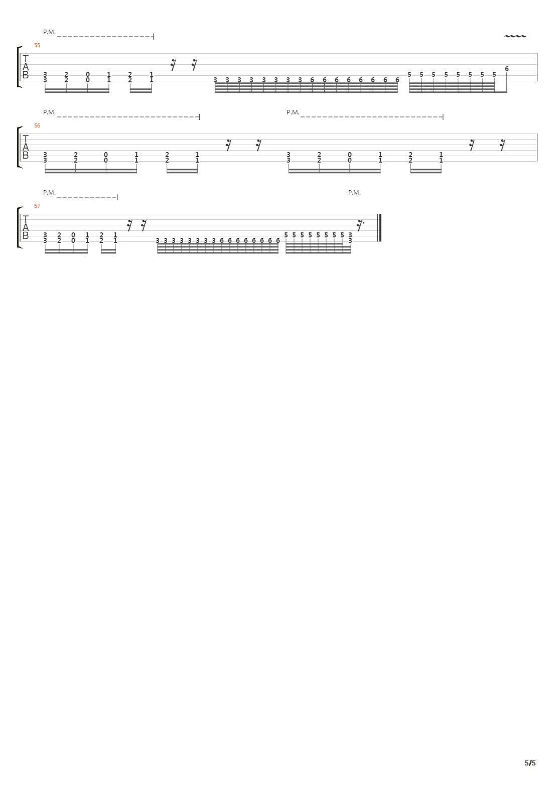 Golgotha吉他谱