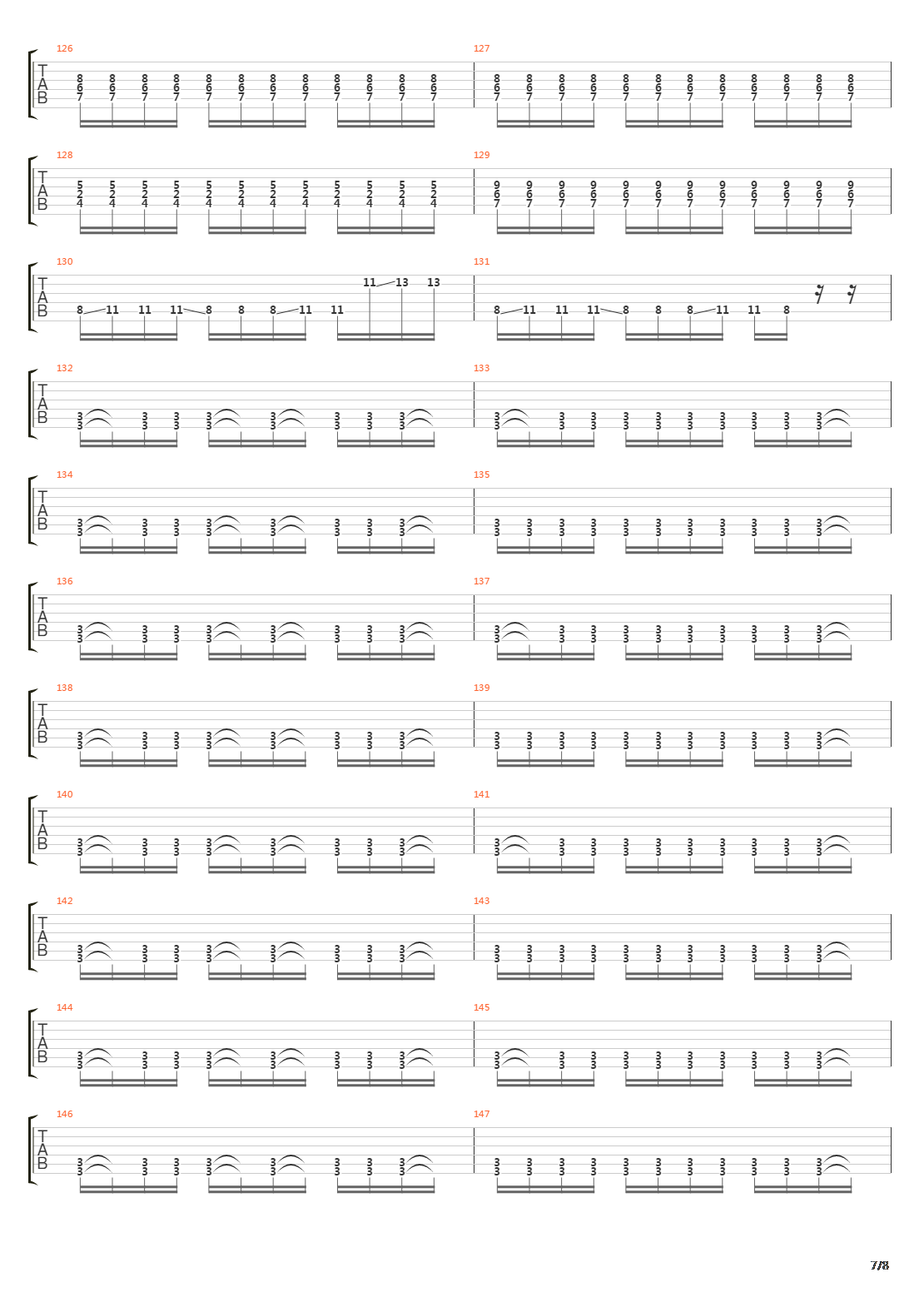 Ataxia吉他谱