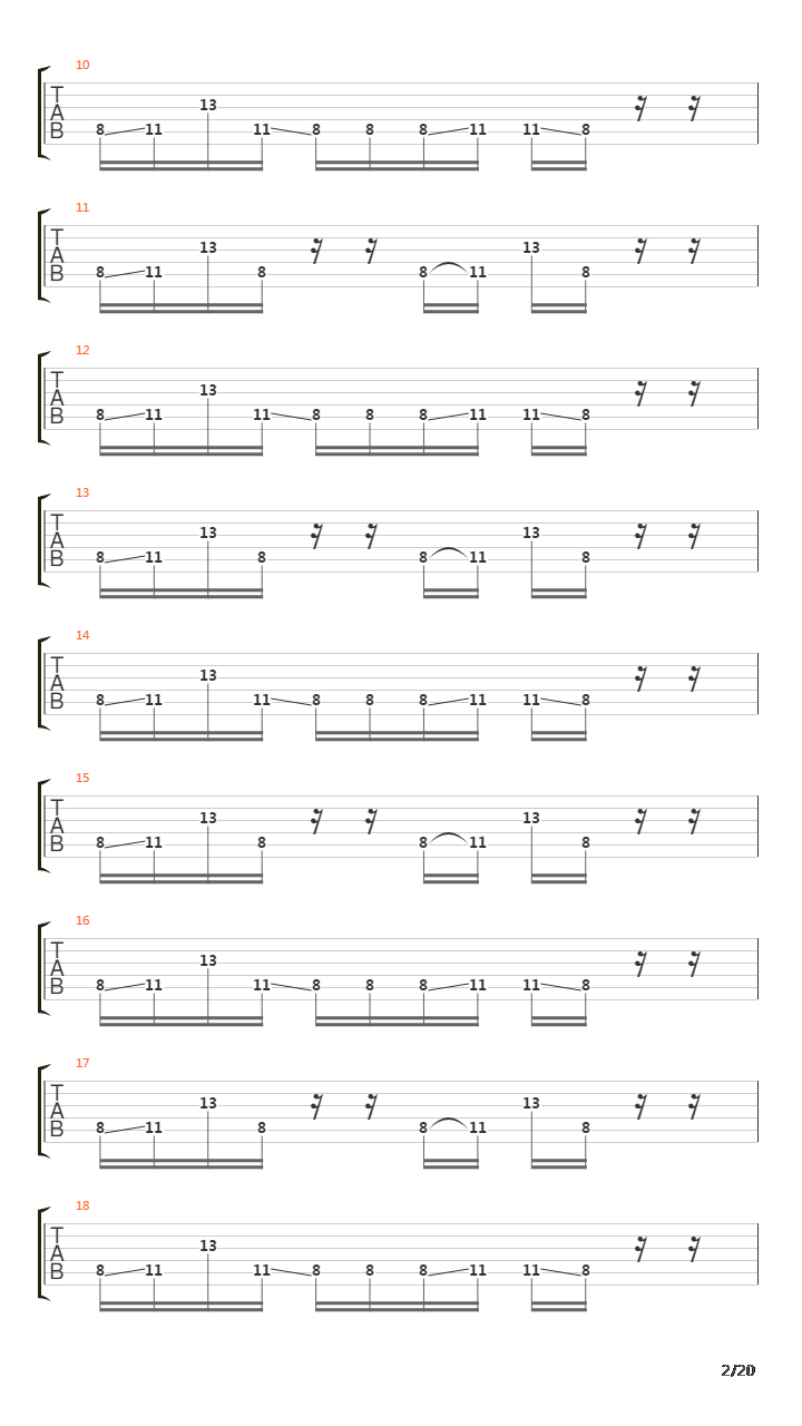 Ataxia吉他谱