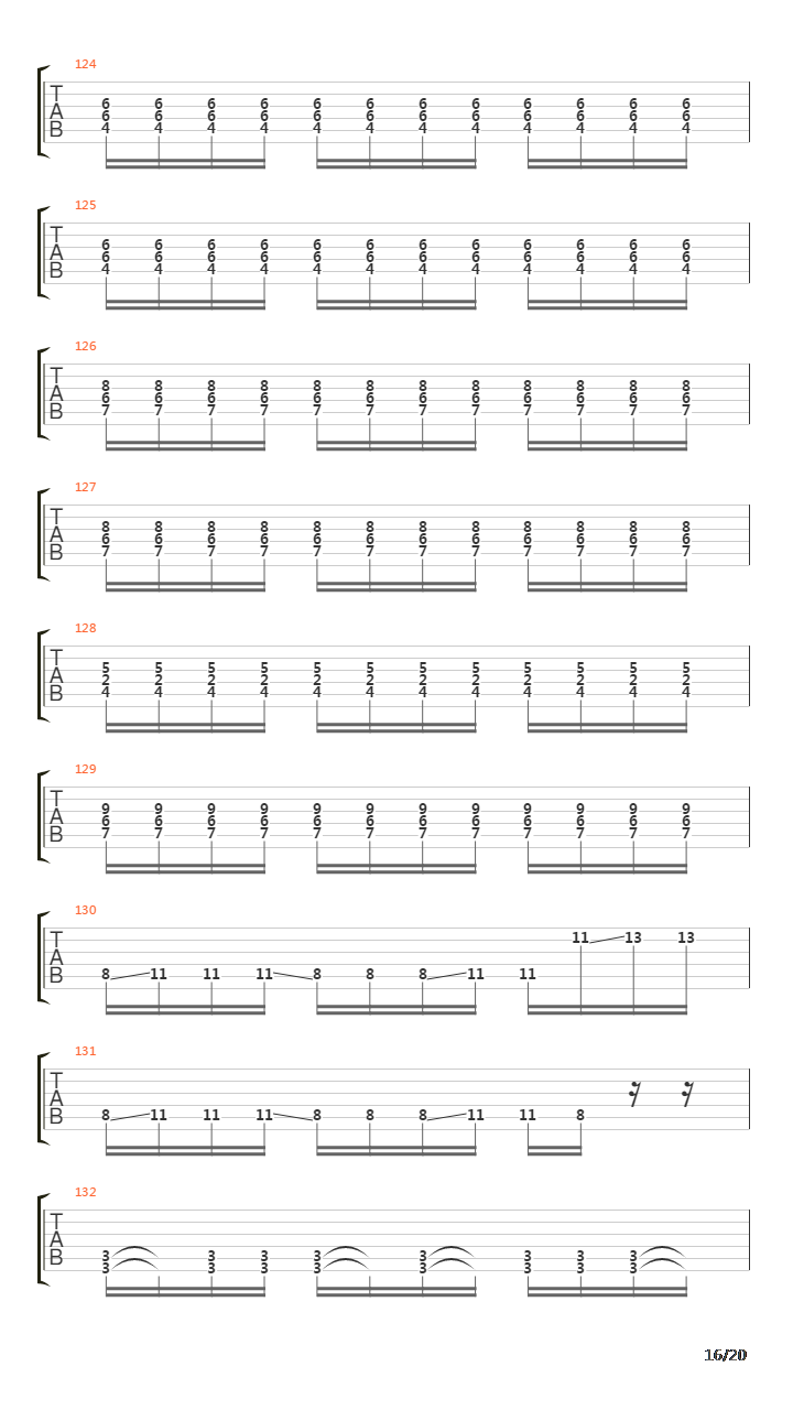 Ataxia吉他谱
