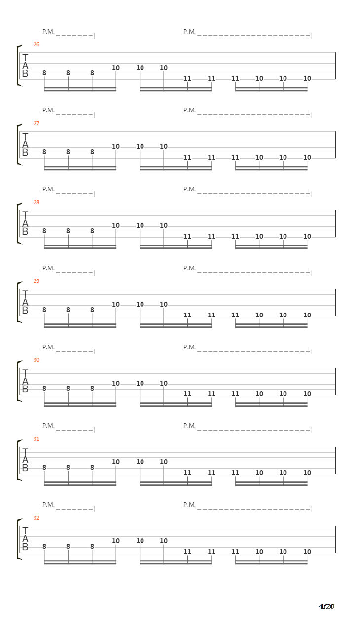 Ataxia吉他谱