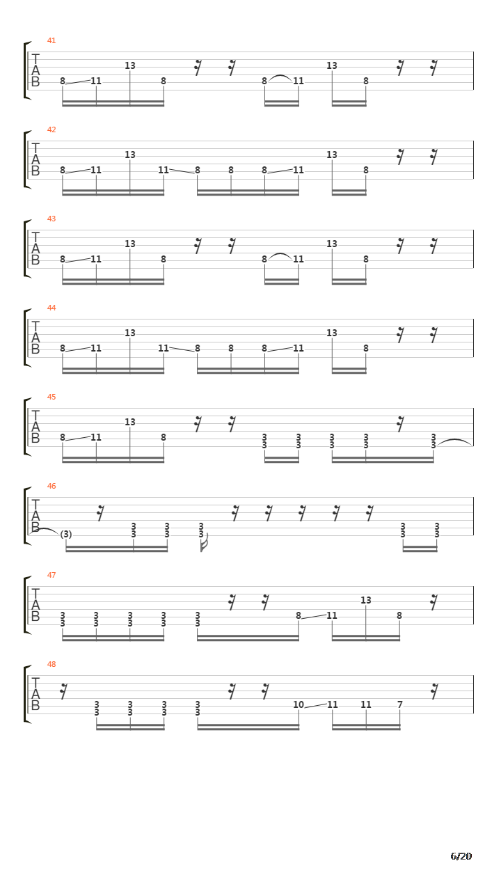 Ataxia吉他谱