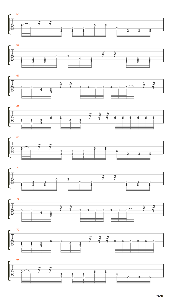 Ataxia吉他谱
