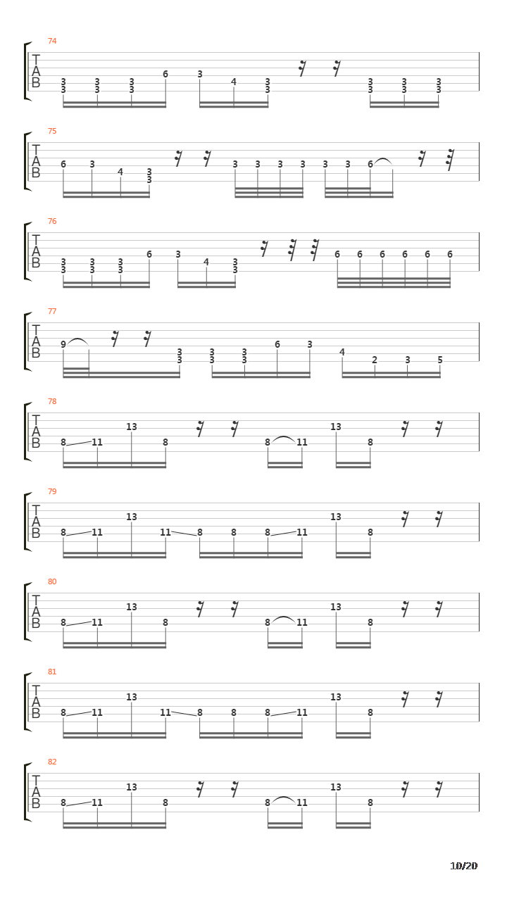 Ataxia吉他谱