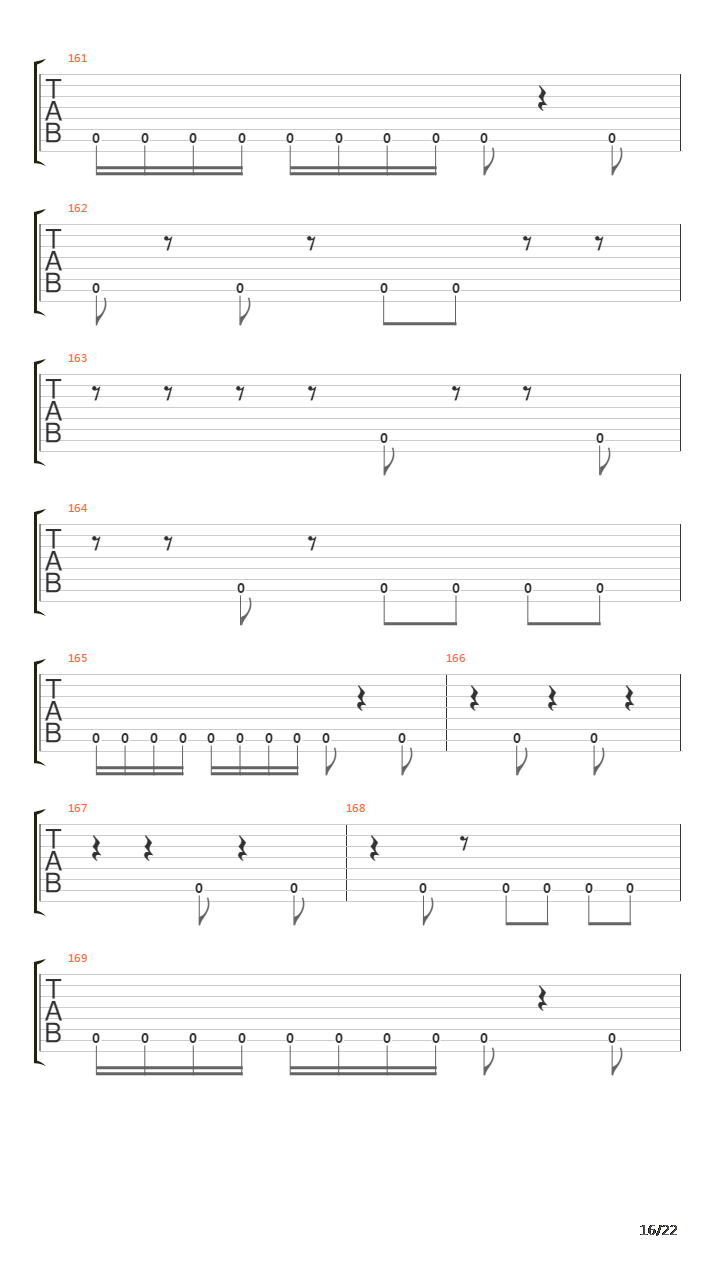 Hegira吉他谱