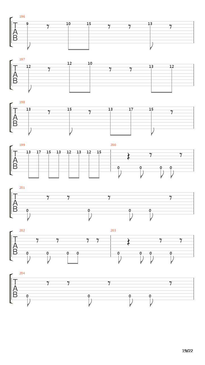 Hegira吉他谱