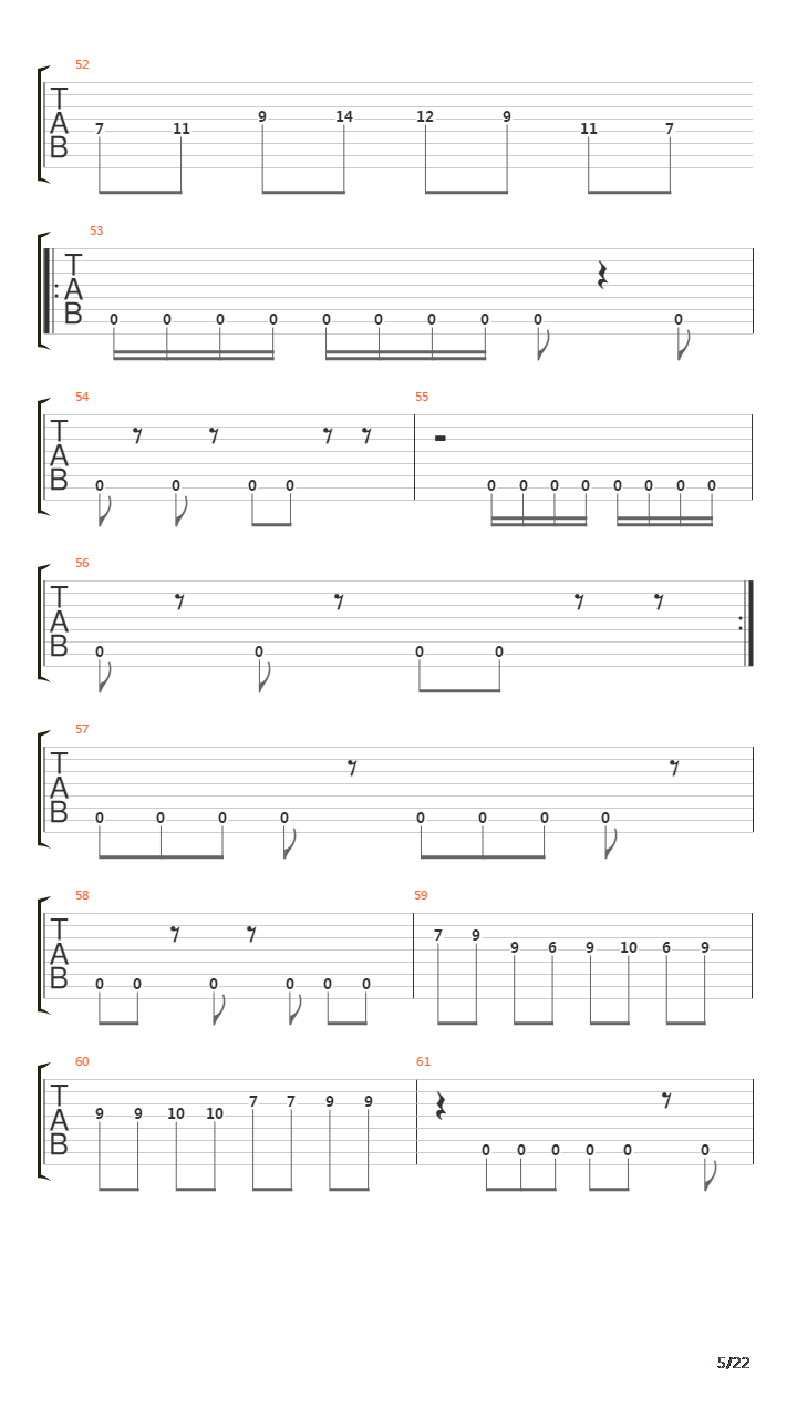 Hegira吉他谱