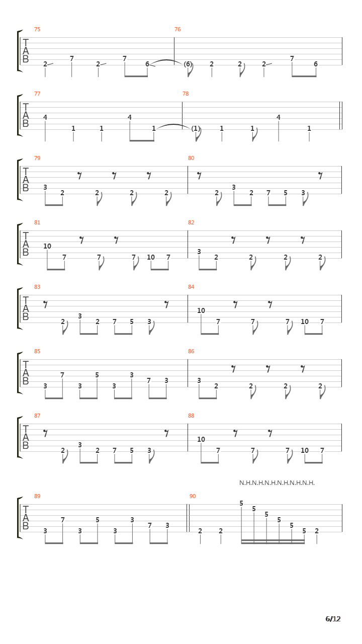 Solace吉他谱