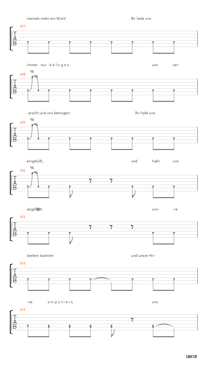 Kopfschuss吉他谱