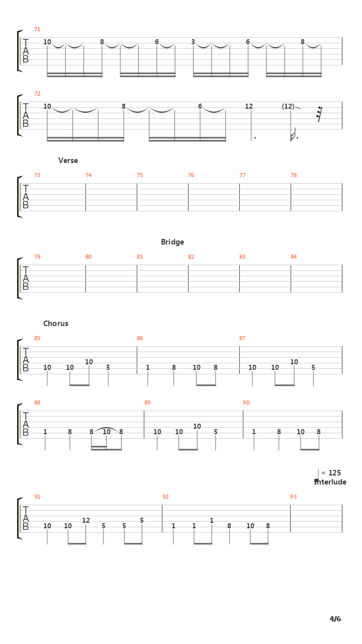 Mein Tod吉他谱