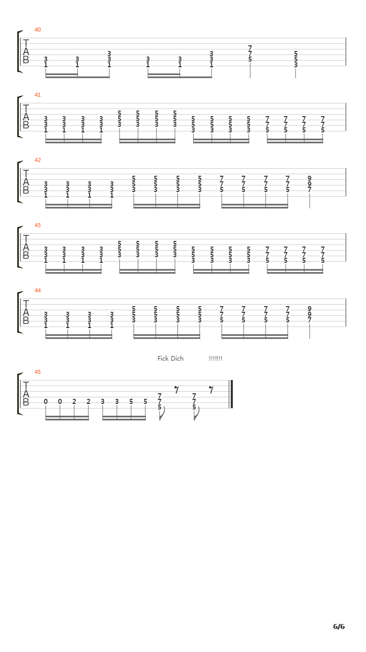 Raum Der Zeit吉他谱