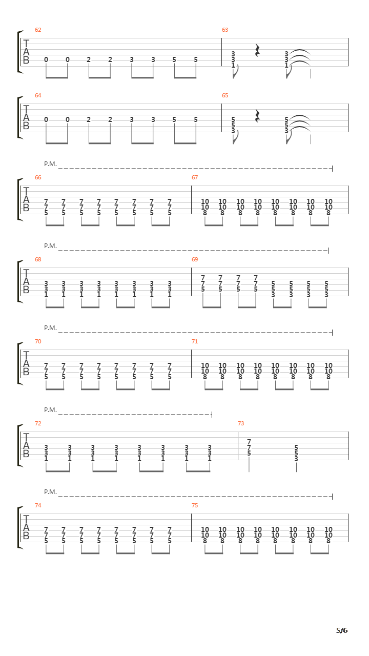 Raum Der Zeit吉他谱