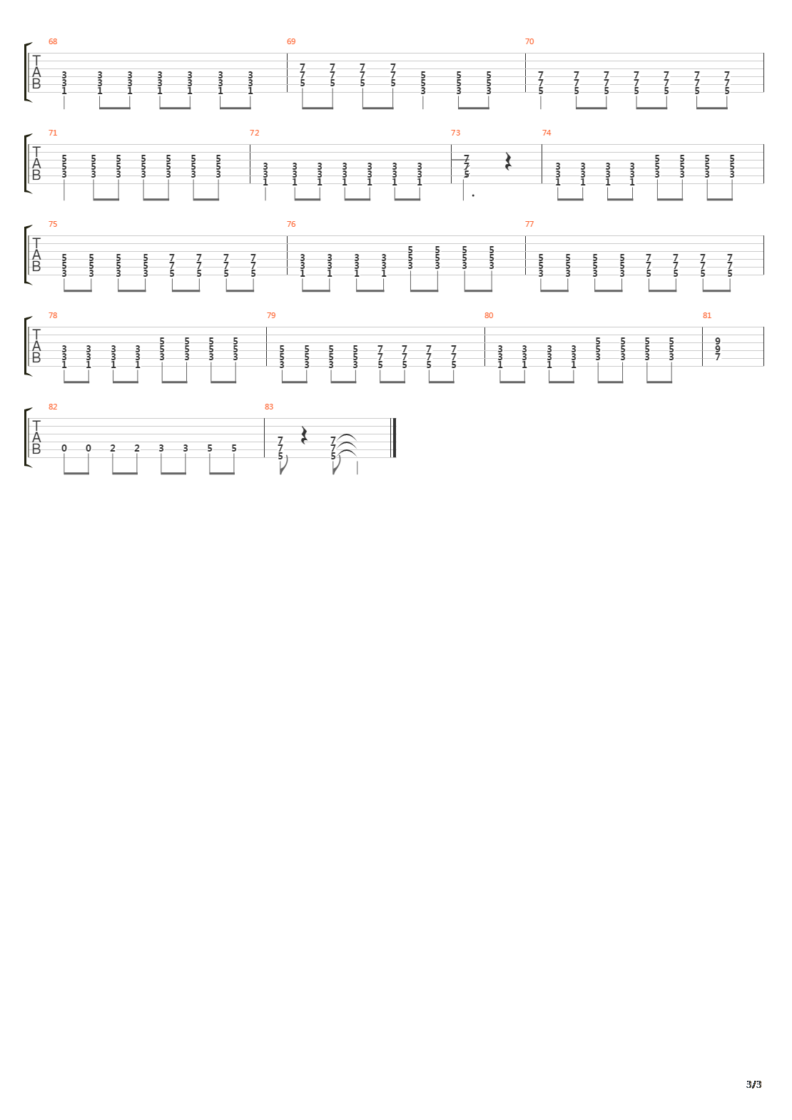 Raum Der Zeit吉他谱